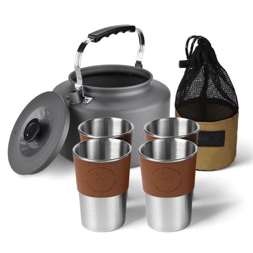 Camp Kitchen Supplies with Cup Bag for Outdoor Adventures Camp Kitchen Supplies with Cup Bag for Outdoor Adventures